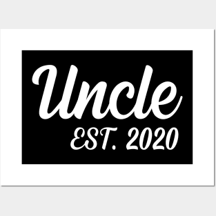 Uncle Est 2020 Funny Funcle Tee Posters and Art